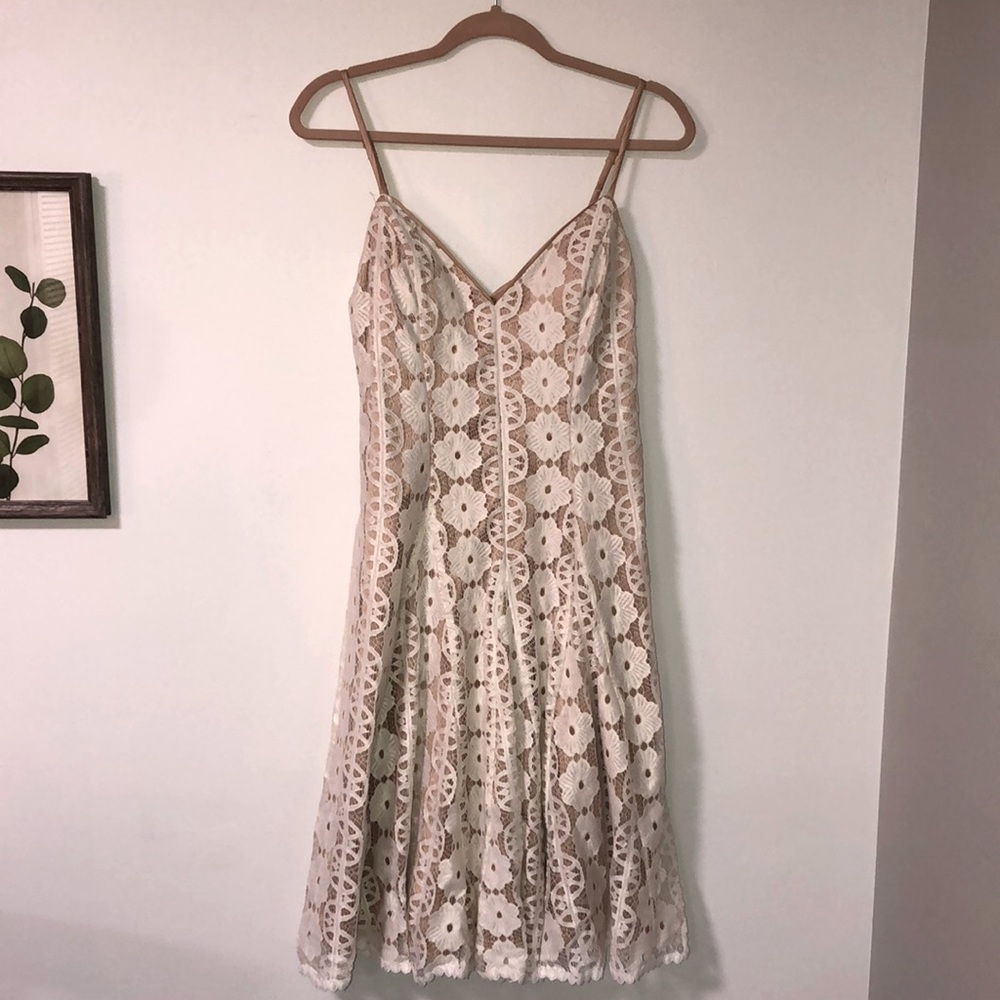 Gorgeous lace skater dress